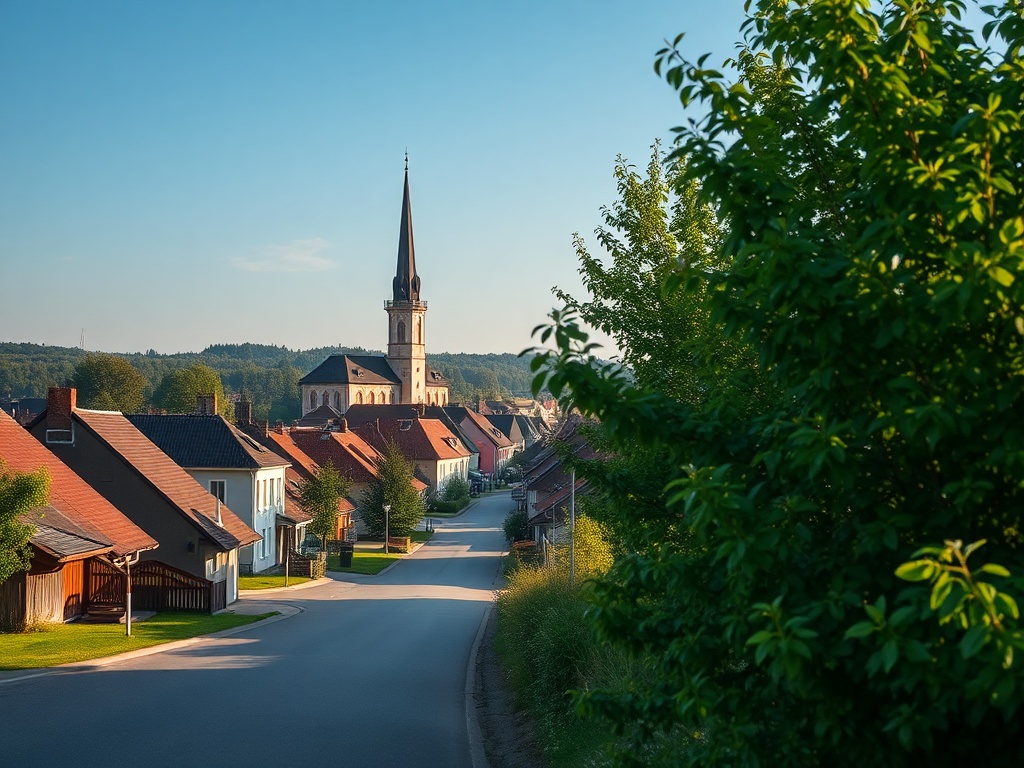 Bocian na gnieździe na dachu domu w Kole, symbol wiosny i powrotu ptaków migracyjnych